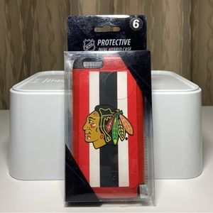 iPhone 6 Chicago Blackhawks NHL Protective Dual Hybrid Phone Case NWT Hawks